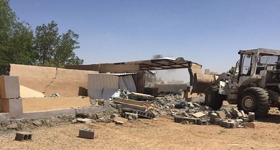 بالصور.. الطائف تسترد 53 متر مربع من الأراضي الحكومية