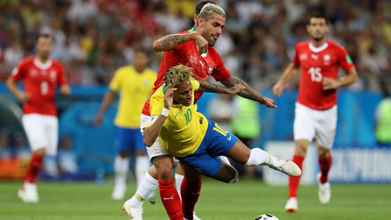 بالصور .. تعادل البرازيل مع سويسرا ضمن المجموعة الخامسة بكأس العالم