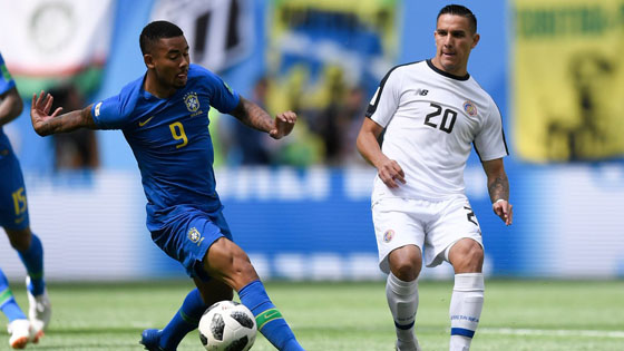 بالصور .. البرازيل تنجو بصعوبة أمام كوستاريكا