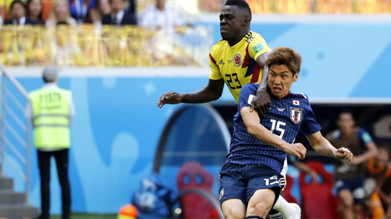 بالفيديو والصور .. اليابان تقتنص الفوز من كولومبيا بهدفين مقابل هدف