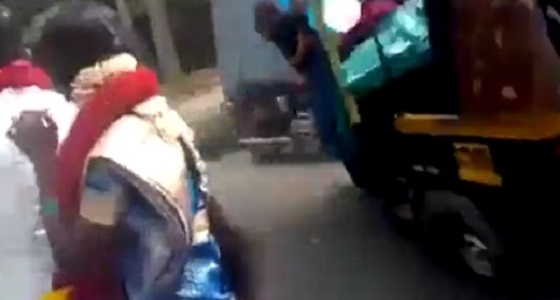 بالفيديو.. زفة عروسين تنتهي بكارثة