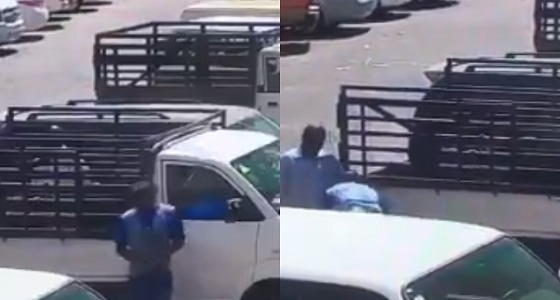 بالفيديو.. أفارقة يسرقون سيارة في وضح النهار بجدة