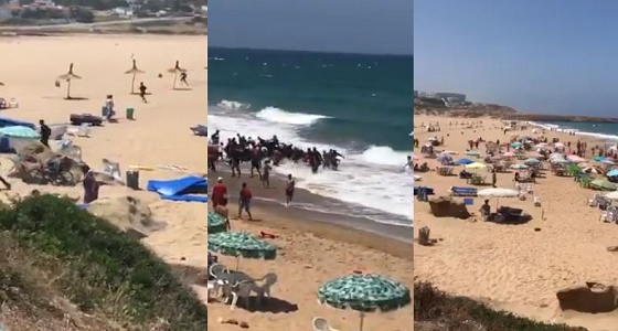 بالفيديو.. مهاجرون غير شرعيين يضلوا طريقهم من إسبانيا للمغرب