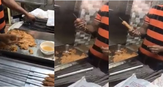 بالفيديو.. عامل بأحد مطاعم الباحة يعد الطعام بدون قفزات