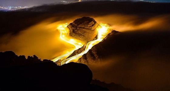 بالصور.. طريق ” الهدا ” .. أغرب طرق العالم والمنطقة السياحية الأبرز بالمملكة