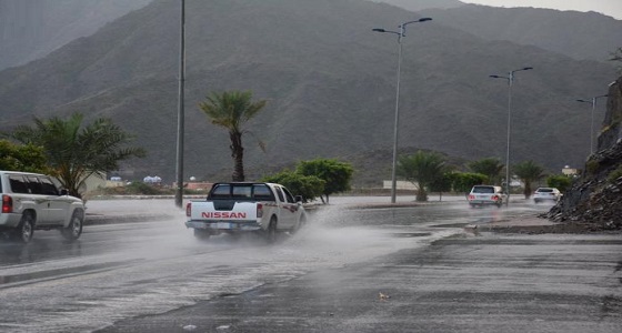 الأرصاد: أمطار رعدية على عدة مناطق