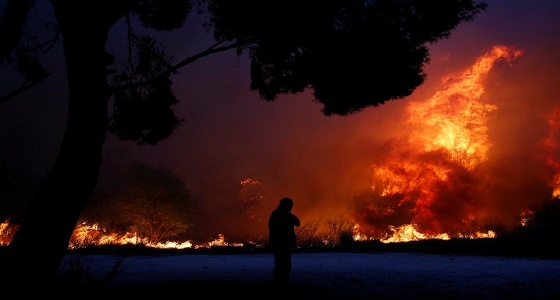 أعمال إجرامية وراء حرائق غابات اليونان