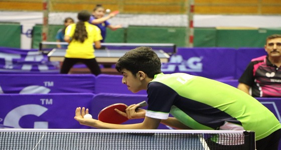 خالد الشريف ينتزع ذهبية فردي في بطولة غرب أسيا لكرة الطاولة