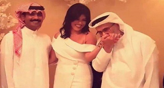 صور من عقد قران خالد الشاعر على ابنة فنان بحريني