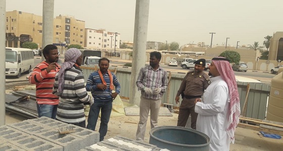 ضبط 39 مخالفة لقراري التوطين ومنع العمل تحت الشمس في الشرقية