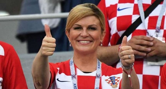 بالفيديو.. رسالة مؤثرة من رئيسة كرواتيا &#8221; الغائبة &#8221; للاعبي المنتخب