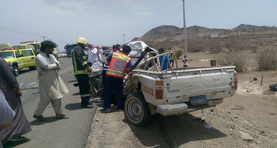 وفاة شاب وإصابة أخر في حادث تصادم بالباحة