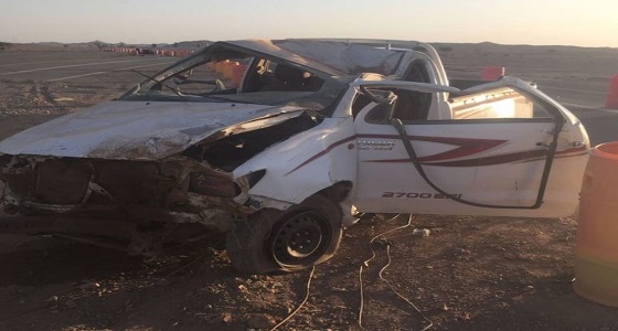 مصرع 4 مواطنين في حادثين منفصلين على طريق ” حائل – الروضة “