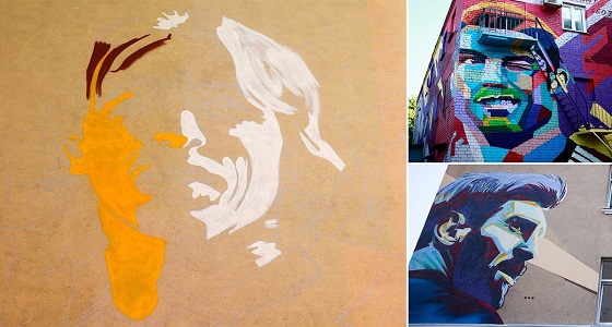 صورة ” مودريتش ” تزين جدران كازان بعد رونالدو وميسي