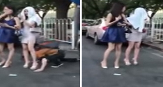 بالفيديو.. فتاة تتعرض لحالة تحرش غريبة