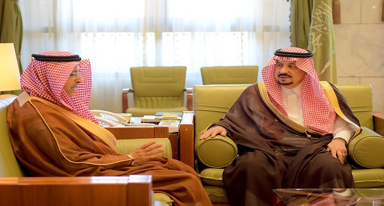 الأمير فيصل بن بندر يستقبل الأمين العام لـ ” موهبة “
