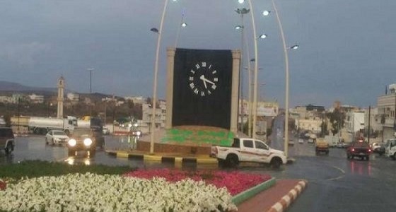 هطول أمطار على محافظة ظهران الجنوب