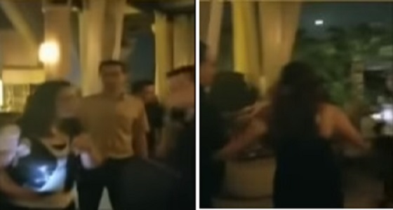 أول فيديو للمشاجرة بين الفنانة زينة وأسرة أمريكية في دبي