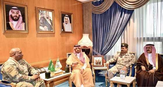 وزير الحرس الوطني يستقبل مدير وكالة التعاون الأمني الدفاعي الأمريكي