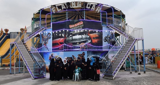 مهرجان أبها للتسوق يستقبل وفد مركز الجنوب لرعاية المعاقين