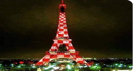 فرنسا تزين برج إيفل بعلم كرواتيا بعد فوزها باللقب