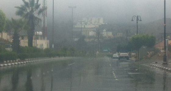 مدني الباحة ينبه من هطول أمطار رعدية على الباحة