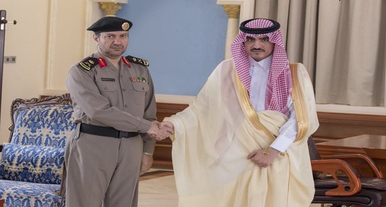 أمير الجوف يقلد اللواء آل بهال رتبته الجديدة