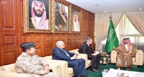 وزير الحرس الوطني يستقبل سفيري فلسطين وبولندا لدى المملكة