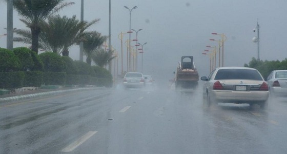 أمطار رعدية غزيرة على جازان لـ 3 ساعات