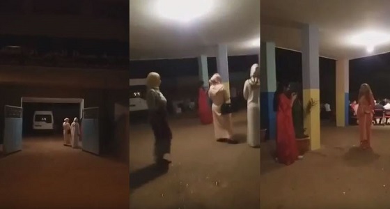 بالفيديو.. ساحة مدرسة تتحول لقاعة أفراح