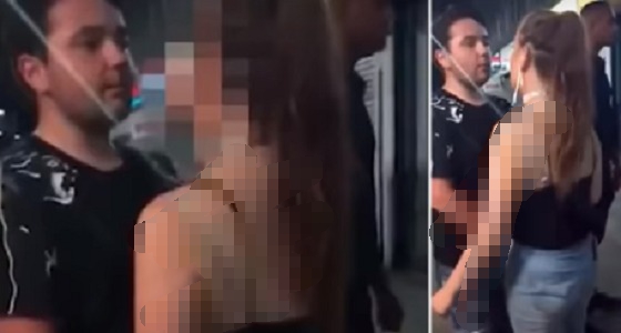 بالفيديو.. في مواصلة للعنف ضد المرأة.. رجل يلكم فتاة بقوة ويسقطها على الأرض