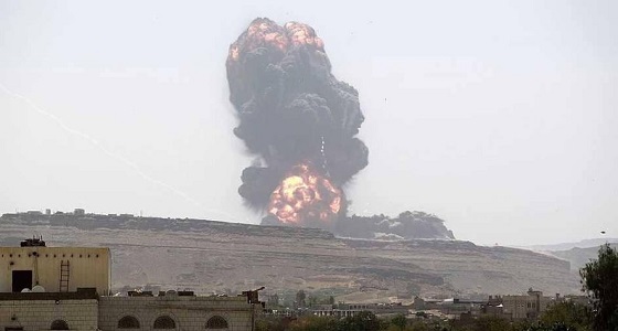 التحالف: غارات جوية تنجح في تدمير منصة إطلاق الصواريخ الحوثية