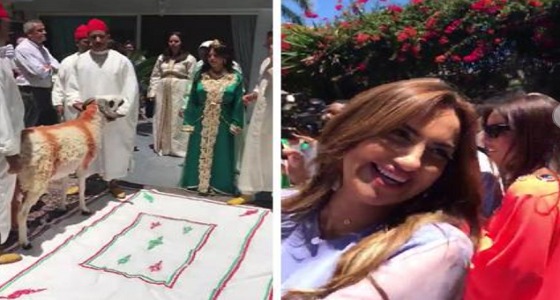 بالفيديو.. مسؤول يذبح الأضحية وسط رقص وزغاريد