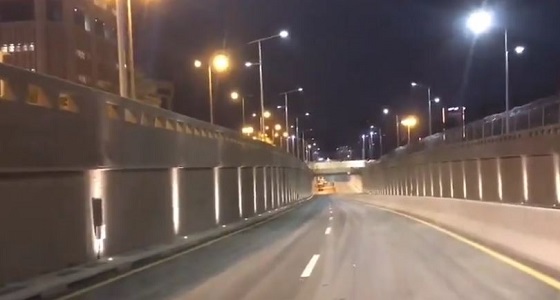 بالفيديو.. افتتاح نفق طريق  الملك سعود مع طريق العليا بالرياض