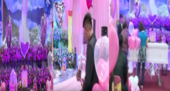 بالفيديو.. زفاف الشبح.. رجل يتزوج من حبيبته وهي في نعشها