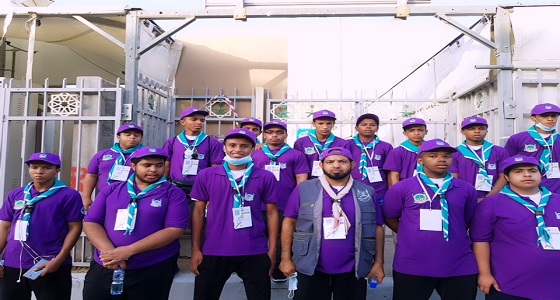 كشافة تعليم محافظة الأفلاج تبدأ عملية المسح بمشعر منى