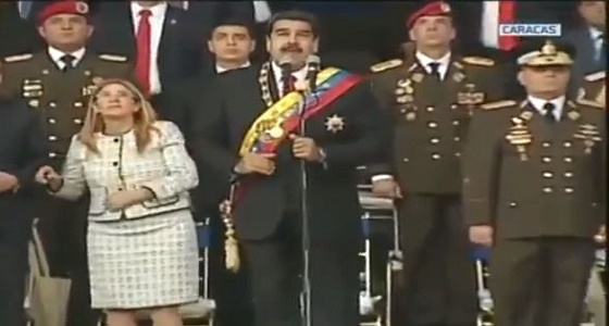 بالفيديو.. لحظة انفجار طائرة اغتيال الرئيس الفنزويلي