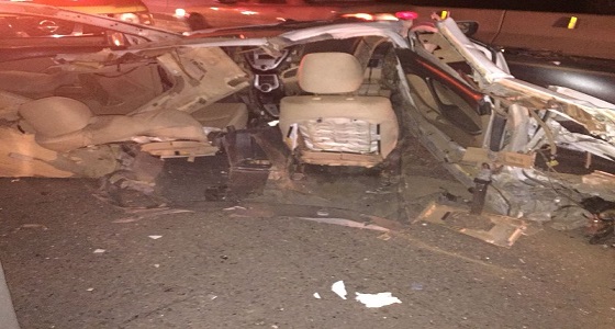 بالصور.. وفاة شخصين إثر حادث مروع بمركز بلغازي في جازان