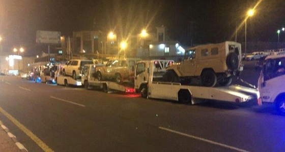 بالفيديو.. حملة مكبرة لضبط ممارسي التفحيط بعسير.. وهذه حصيلة المضبوطات