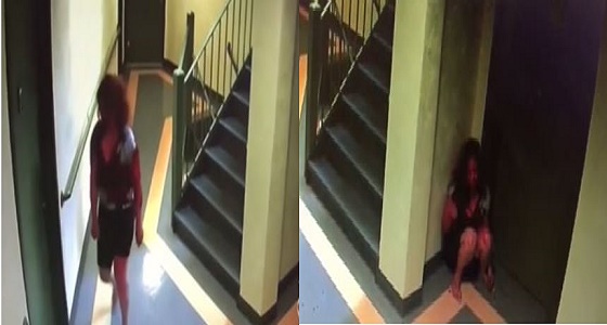 بالفيديو.. امرأة مذبوحة تطلب المساعدة من الجيران