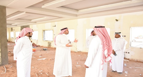 أمين الشمالية يتفقد بلدية غرب عرعر