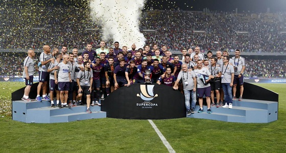 بالصور.. برشلونة بطلا للسوبر الإسباني للمرة 13 في تاريخه