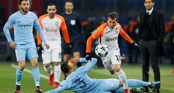 شاختار الأوكراني يربك حسابات مانشستر سيتي في أبطال أوروبا