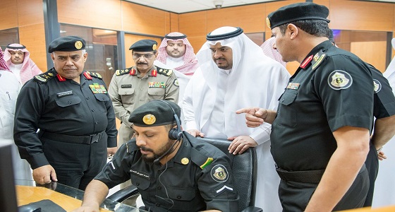 بالفيديو والصور.. أمير الرياض بالنيابة يتفقد الدوريات الأمنية بالمنطقة