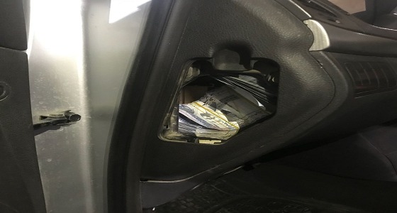 بالصور.. إحباط تهريب 75 ألف طلقة بندقية هوائية و250 ألف ريال عبر جمرك حالة عمار