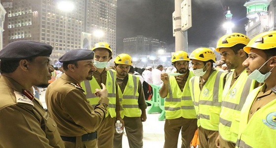 الدفاع المدني ينفذ تمرينا فرضيا لانهيار جزئي لأحد فنادق الحجاج