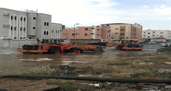 مدني عسير : الوضع حاليا مطمئن ولله الحمد في حي الرصراص بخميس مشيط