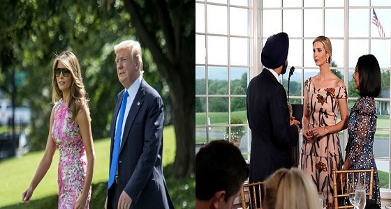 بالصور.. ” ميلانيا ” و ” إيفانكا ” تخطفا الأنظار في نيوجيرسي