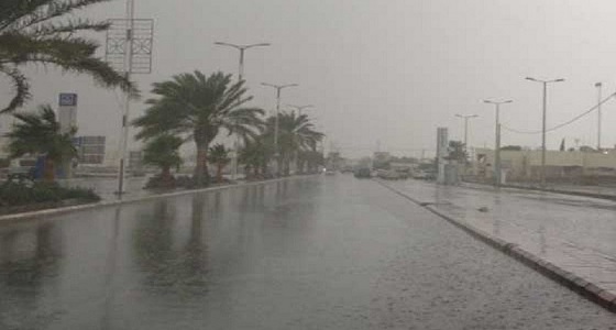 أمطار على محافظة سراة عبيدة