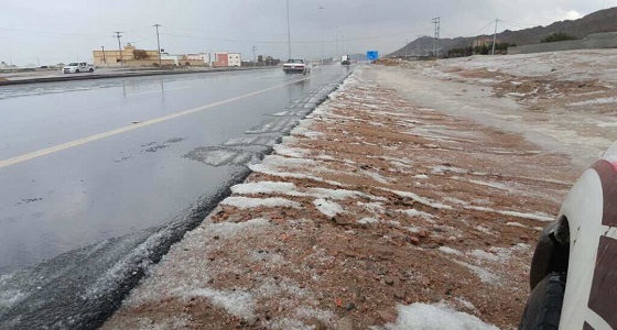 أمطار غزيرة على محافظة أحد رفيدة